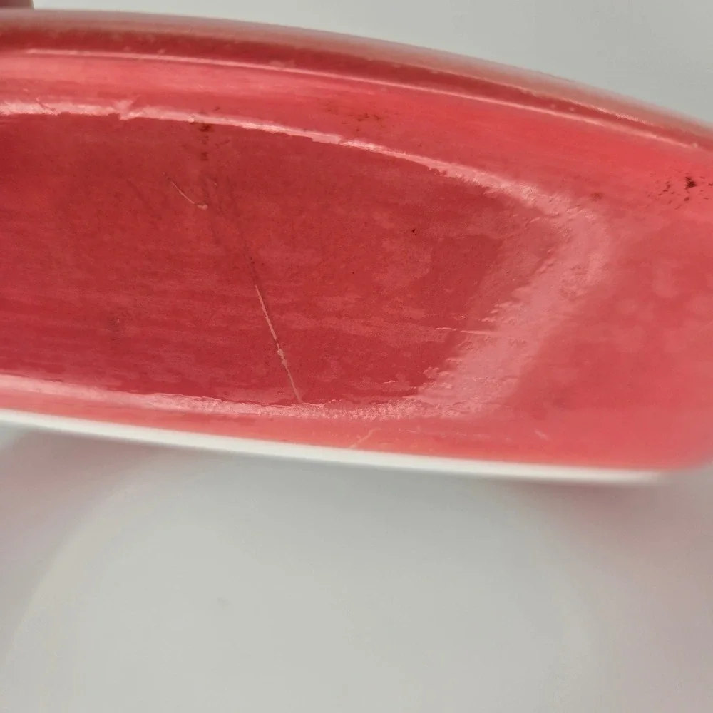 Vintage Pyrex Flamingo Pink Pie Plate 10